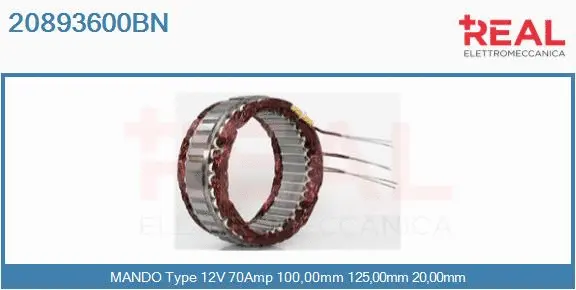 Stator, alternator (20893600BN)