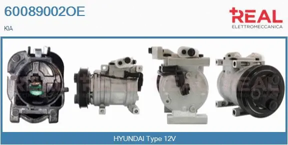 Compressor, air conditioning (60089002OE)