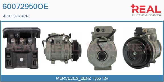 Compressor, air conditioning (60072950OE)