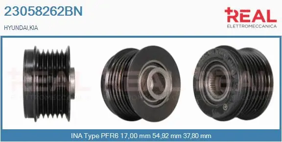 Belt Pulley, alternator (23058262BN)