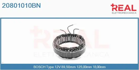 Stator, alternator (20801010BN)