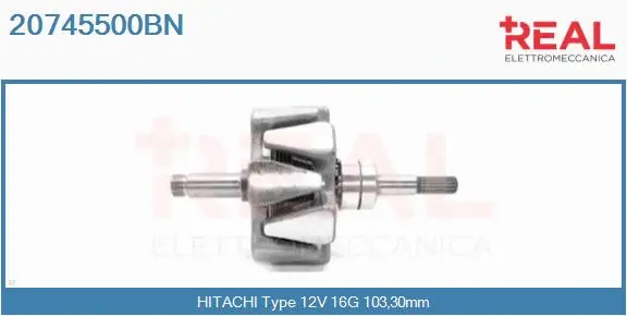 Rotor, alternator (20745500BN)