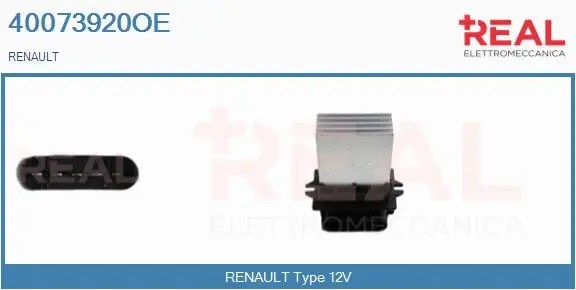 Resistor, interior blower (40073920OE)