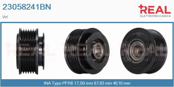 Belt Pulley, alternator (23058241BN)