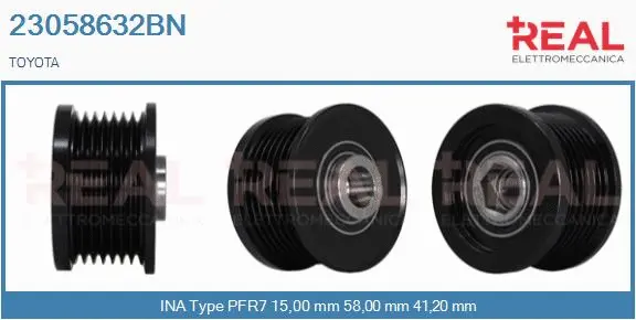 Belt Pulley, alternator (23058632BN)