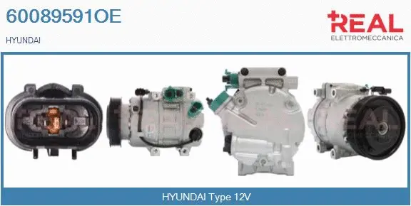 Compressor, air conditioning (60089591OE)