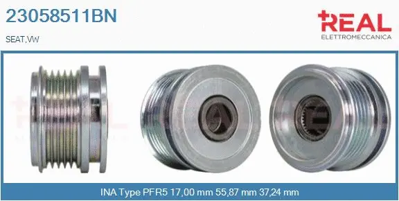 Belt Pulley, alternator (23058511BN)