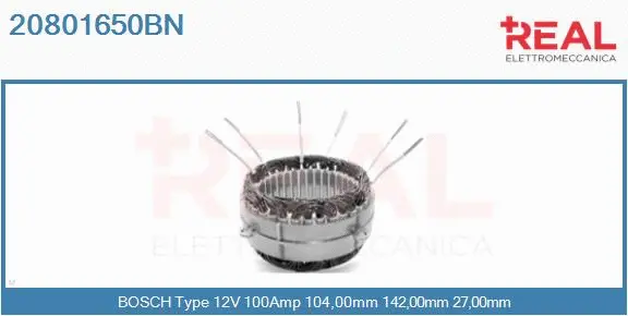 Stator, alternator (20801650BN)