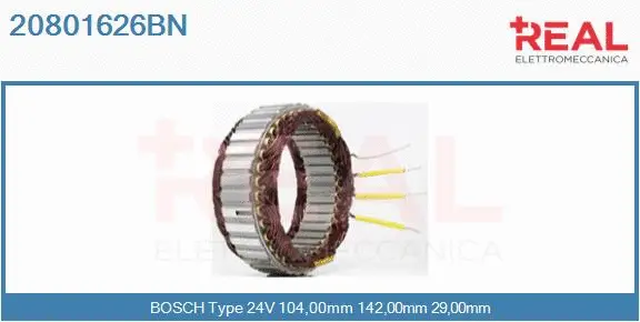 Stator, alternator (20801626BN)