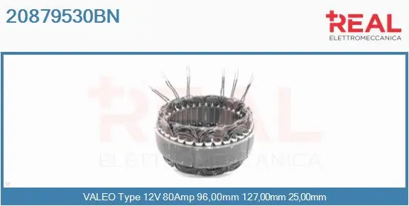 Stator, alternator (20879530BN)