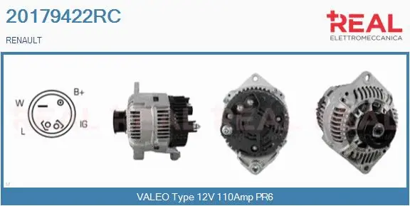 Alternator (20179422RC)