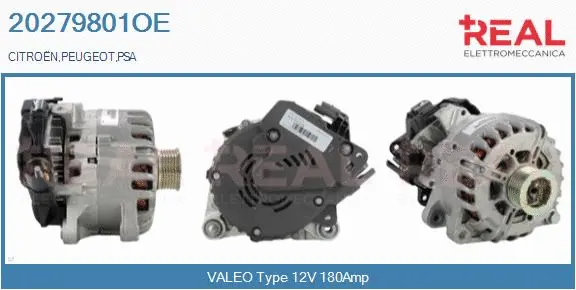 Alternator, starter (20279801OE)