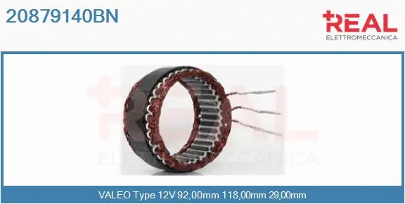 Stator, alternator (20879140BN)