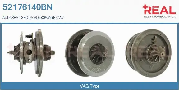 Core assembly, turbocharger (52176140BN)