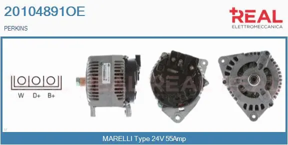 Alternator (20104891OE)