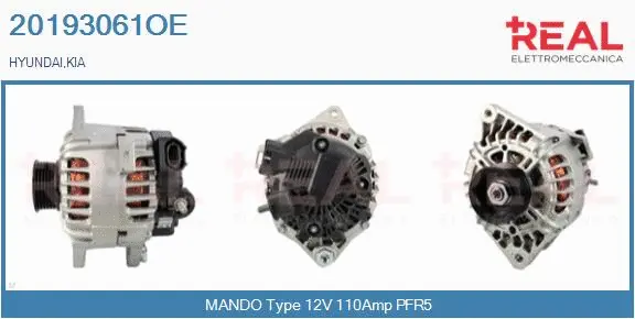 Alternator (20193061OE)