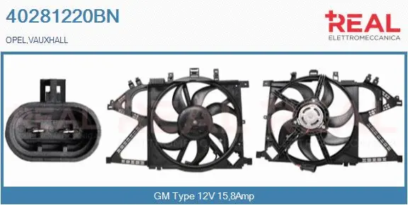 Electric Motor, radiator fan (40281220BN)