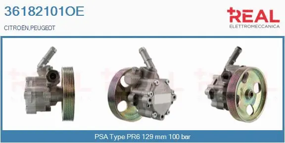 Hydraulic Pump, steering (36182101OE)