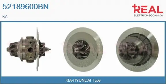 Core assembly, turbocharger (52189600BN)