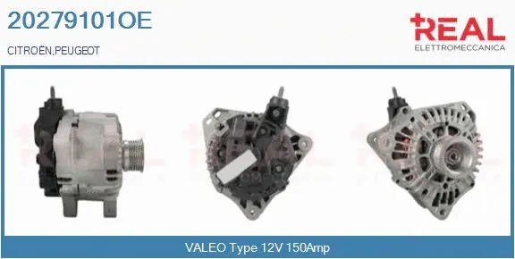 Alternator, starter (20279101OE)