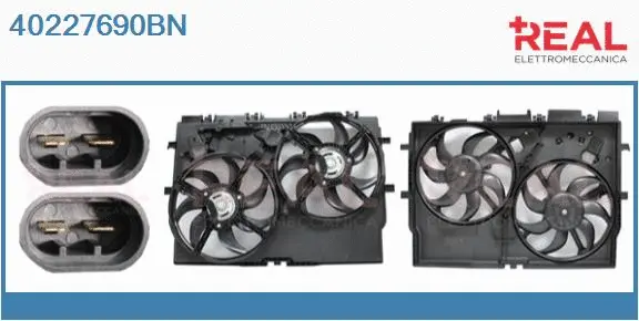 Electric Motor, radiator fan (40227690BN)