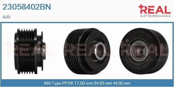 Belt Pulley, alternator (23058402BN)