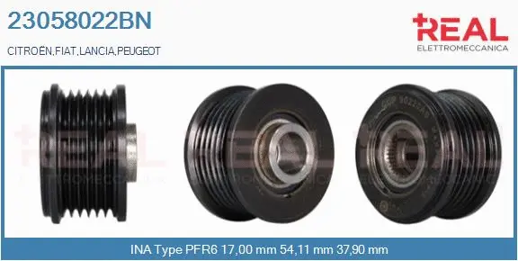 Belt Pulley, alternator (23058022BN)