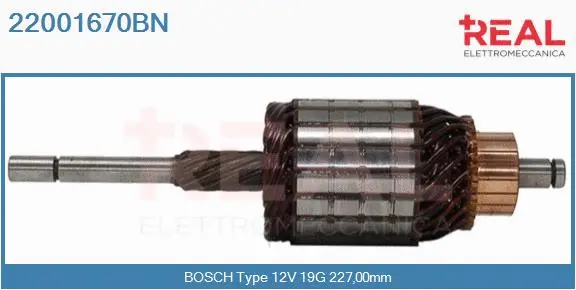 Armature, starter (22001670BN)