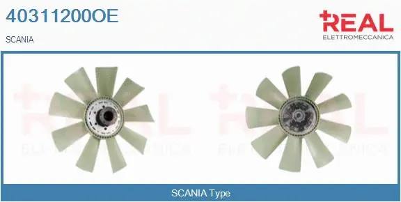 Clutch, radiator fan (40311200OE)