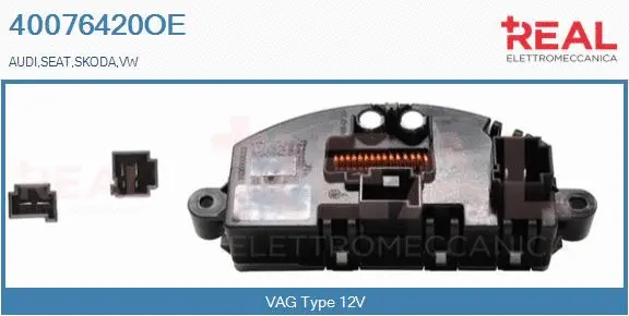 Resistor, interior blower (40076420OE)