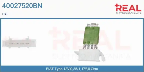 Resistor, interior blower (40027520BN)