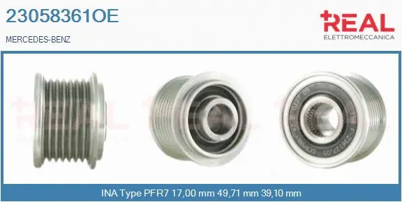 Belt Pulley, alternator (23058361OE)
