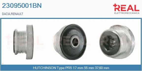 Belt Pulley, alternator (23095001BN)