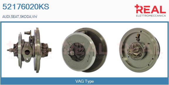 Core assembly, turbocharger (52176020KS)