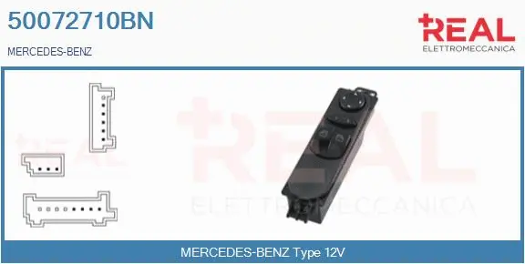 Switch, window regulator (50072710BN)