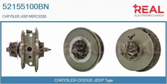 Core assembly, turbocharger (52155100BN)