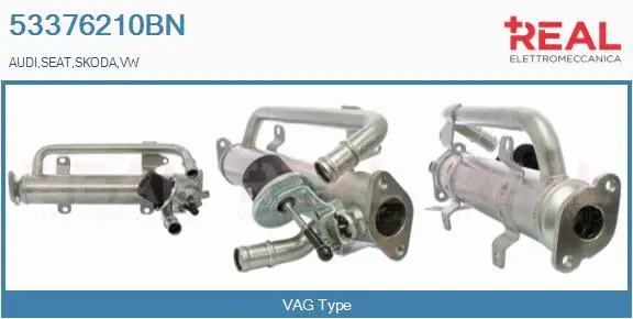 Cooler, exhaust gas recirculation (53376210BN)