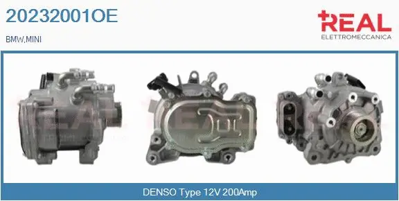 Alternator, starter (20232001OE)