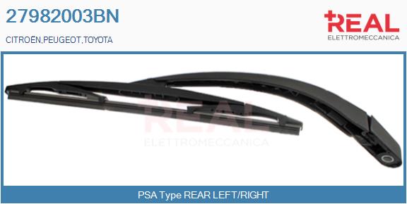 Wiper Arm, window cleaning (27982003BN)