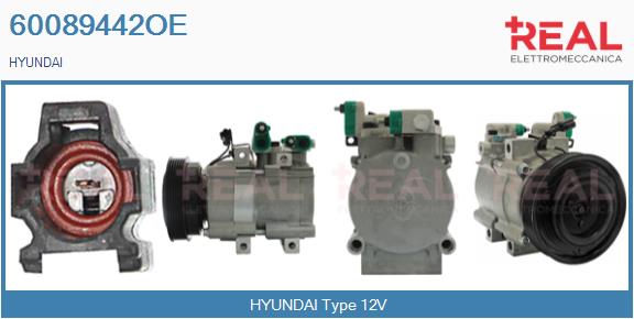 Compressor, air conditioning (60089442OE)