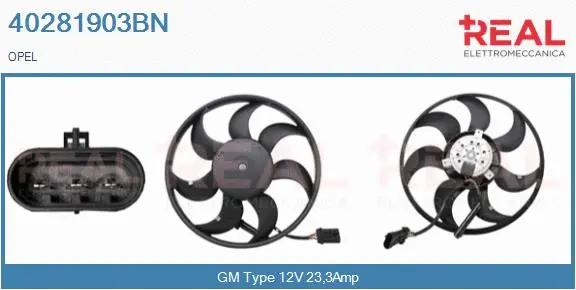 Fan, engine cooling (40281903BN)