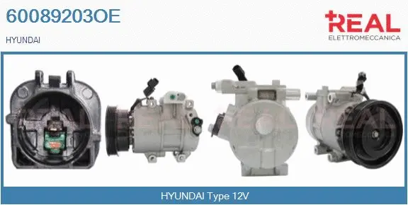 Compressor, air conditioning (60089203OE)