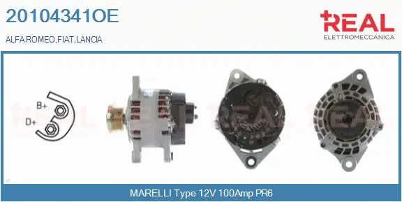 Alternator (20104341OE)
