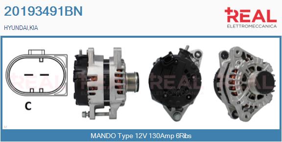 Alternator (20193491BN)