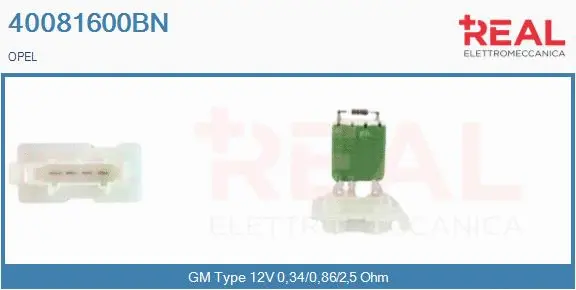 Resistor, interior blower (40081600BN)