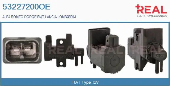 Pressure Converter, exhaust control (53227200OE)