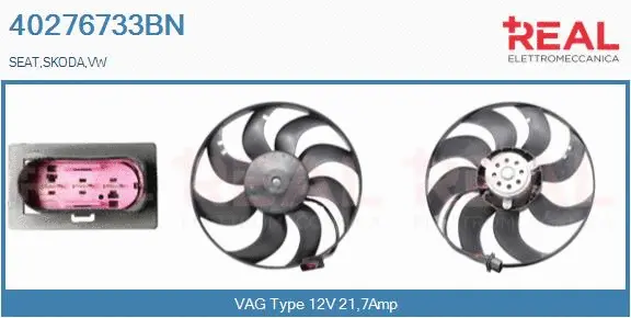 Fan, engine cooling (40276733BN)