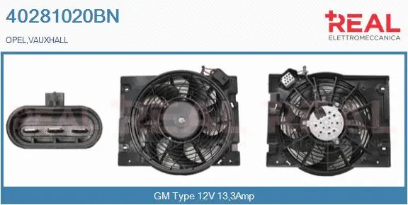 Electric Motor, radiator fan (40281020BN)