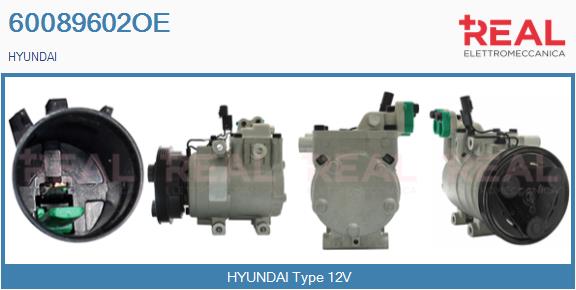 Compressor, air conditioning (60089602OE)