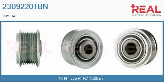 Belt Pulley, alternator (23092201BN)